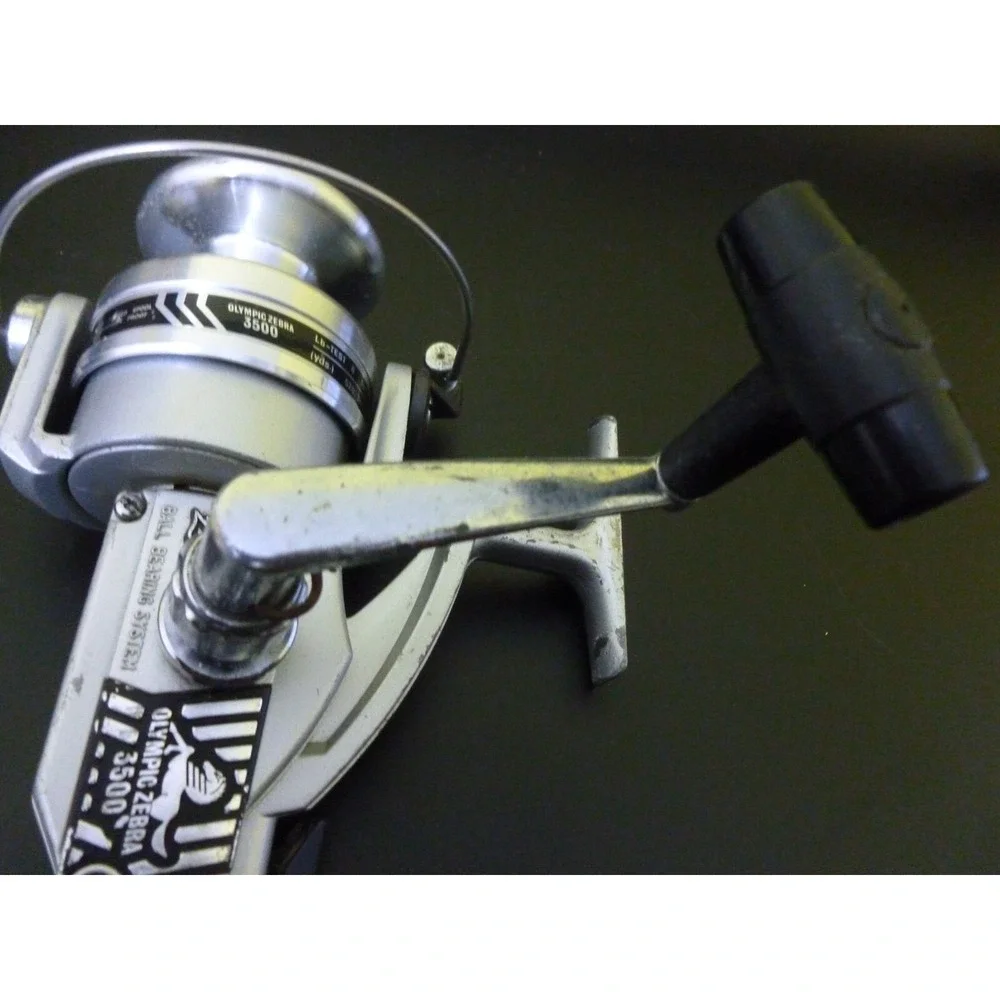 Vintage Olympic Zebra 3500 Reel Fishing ~ Works Perfectly